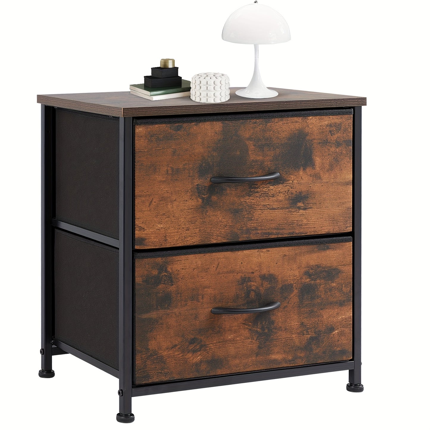Nightstand Set Of 2, Dresser For Bedroom With 2 Drawer, Small Dresser Beside Tables
