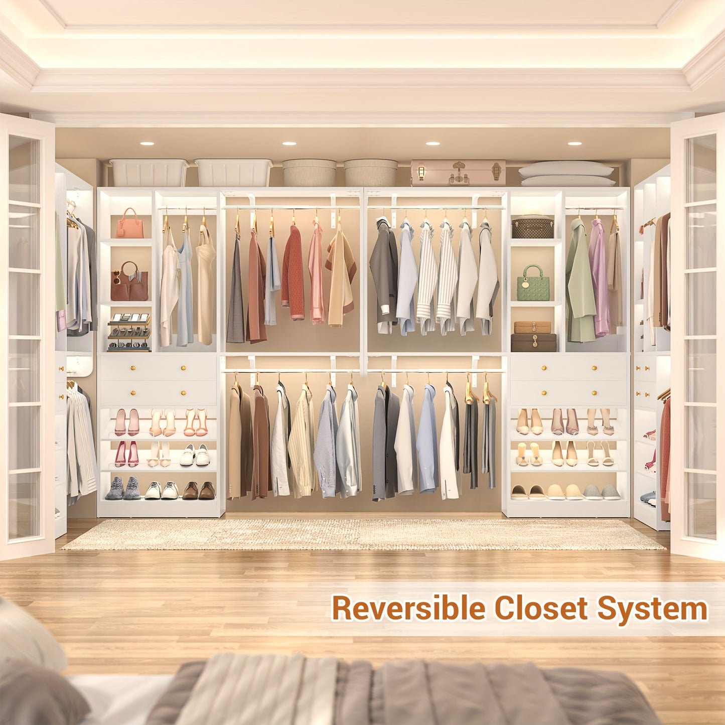 Closet System - 5FT Closet System With Drawers, 60\
