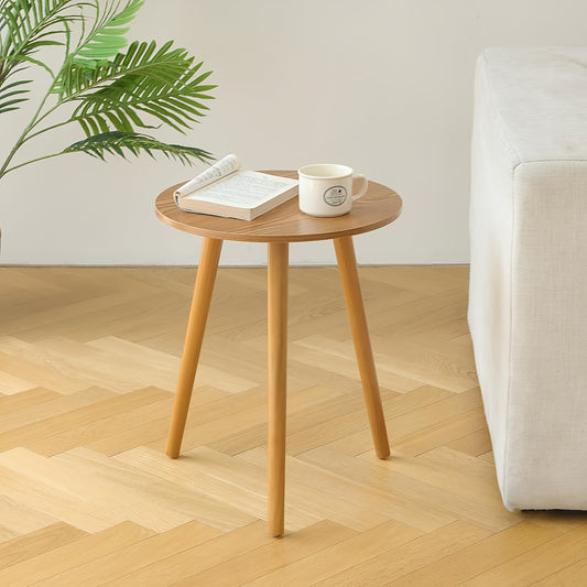 Round Side\u002F End Table, Accent Nightstand Modern For Living Room Bedroom Office Small Spaces