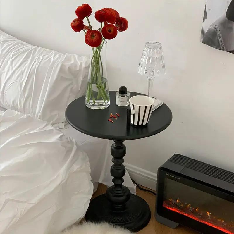 Elegant Golden Metal Side Table with Storage - Lightweight, No Electricity Required, Sturdy Leg Base