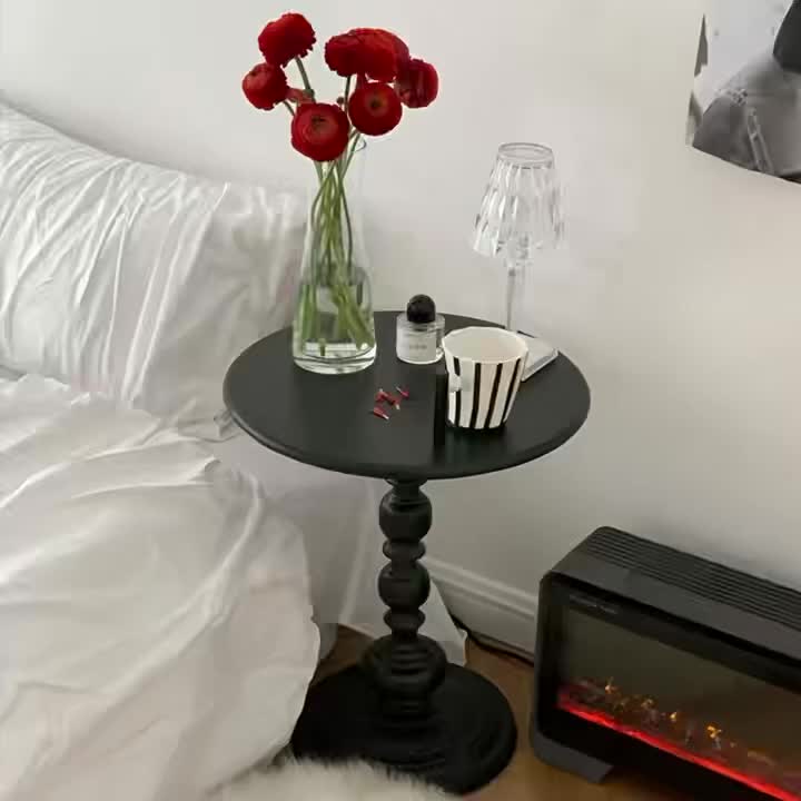 Elegant Golden Metal Side Table with Storage - Lightweight, No Electricity Required, Sturdy Leg Base