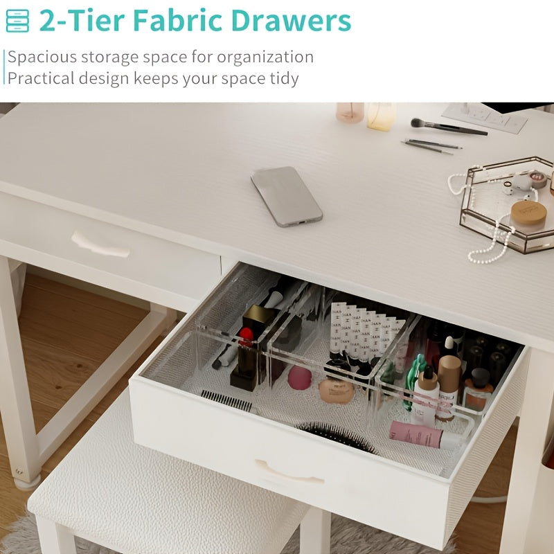 Vanity Small Desk with Lighting - Make Up Must Haves, 31\